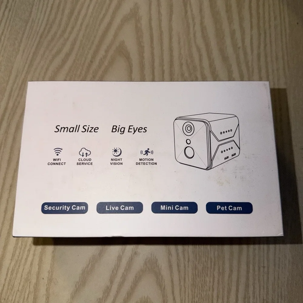 Javiscam Mini‎ Cam/Security Camera Open Box